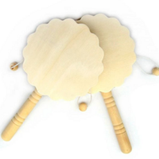 유아용 흔들 북 아기 유아 아동 아동용 흔들 북 어린이집 영유아 체험용 유치원 소근육 장난감 미술용, 흔들이북(꽃)