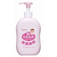 와코도 밀 푹신한 저자극 베이비 밀키 로션 펌프 타입 300mL
