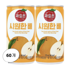과일촌 시원한 배, 175ml, 60개