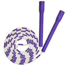 成人跳繩 大人花樣竹節繩, 神祕紫, 1個