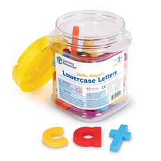 러닝리소스 영어 알파벳 자석 글자 세트 Learning Resources Jumbo Magnetic Letters, 1세트