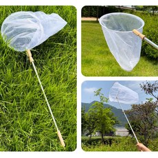 2단 길이조절 곤충 채집망 그물망 곤충포충망 여름방학 곤충채집 수업교구 다슬기, 1개