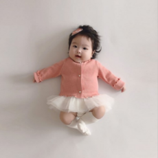 [출산백일선물] 우이동금손 뉴발레리나수트 가디건 4종세트 (포장+쇼핑백동봉)