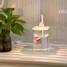 어항 스폰지밥 구피 미니 작은 어항세트 물고기키우기 열대어 새우 가재 미니 수족관, 1개