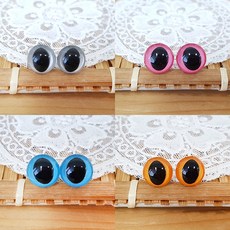 [태양이네] 인형눈/캣아이/컬러눈, 07.캣아이_오렌지_12mm, 선택안함