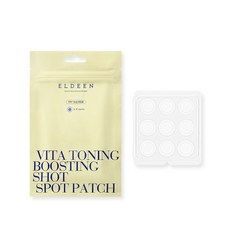 엘딘 비타 토닝 부스팅샷 스팟 기미 패치 비타민C5% 마이크로 니들 9패치, 1개, 9개입