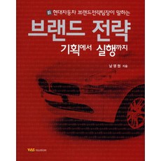 전 현대자동차 브랜드전략팀장이 말하는브랜드 전략: 기획에서 실행까지, 야스미디어