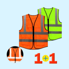 어썸H 작업조끼 형광 안전 반사 남녀공용