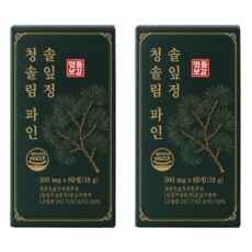 명동보감 청솔림 파인 솔잎 추출물 정 100%, 2개, 60정