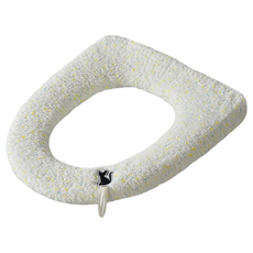 홈데코레 완전커버 씌우는 극세사 변기시트커버, 1개, 옐로우&블루