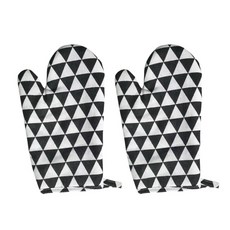 허니잼 린넨 주방장갑 오븐장갑 2P세트 방열장갑, 트라이앵글, 2개