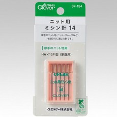 패션스타트 [크로바] 가정용 미싱바늘 니트용 14호 5개입, 1개