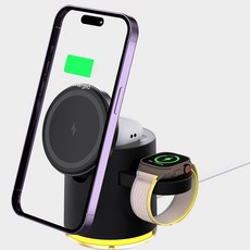qi2磁吸充電器充 適用蘋果15蘋果15摺疊設計兼容qi22無線充電器, 1個, 如圖