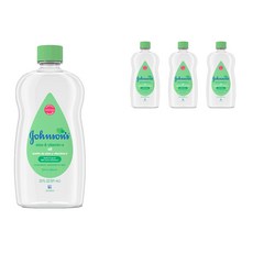 존슨즈베이비 오일 알로에 & 비타민E, 591ml, 4개