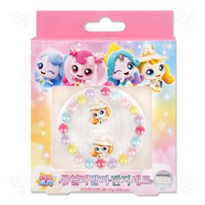 캐치티니핑 쥬얼리 반지 팔찌 세트, 1개, 반짝핑