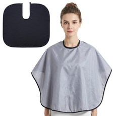 YBEATY 쇼트 메이크업 케이프 방수 살롱 뷰티 아티스트 프로페셔널 빗 아웃 헤어컷 샴푸 여성용 남성용 스타일링 헤어 염색 [호환], YBEATY 쇼트 메이크업 케이프 방수 살롱 뷰티 아티