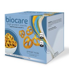 Biocare High Protein Snack Provides 12g Essential Protein 4g Dietary Fiber Pretzel Twists (7 Coun