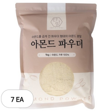 다맘 100% 아몬드 분말, 1kg, 7개