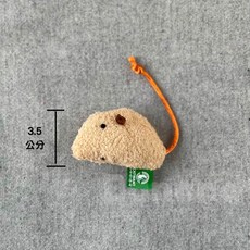 CATWANT 貓咪旺農場 木天蓼小老鼠貓草填充玩具 咖色 3.5公分, 1個, 木天蓼小老鼠(咖)