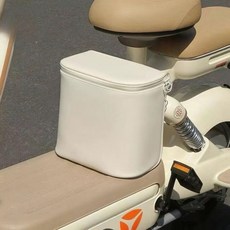 電動車裝飾收納掛兜 純色防潑水皮革車載儲物箱 座椅下置雜物收納袋, 1個, 純黑色【可自行DIY】,安裝方便 靈活擺放, 純黑色【可自行DIY】