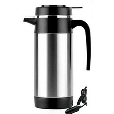 차량용 커피 포트 12V 24V 차박 자동차 텀블러 화물차, 24V1000ML 블루 포트 커버