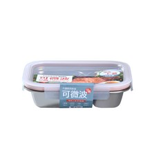 Lock&Lock 極簡分隔不鏽鋼保鮮盒, 700ml(LST581PIK), 1個