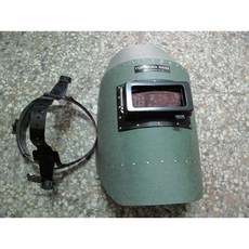 頭戴式電焊面罩 日式頭戴式面具 焊接防護面罩 頭戴面罩, 1個, 紅色面具