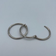 사무용품 문서 카드 고리 서류 파일 링 60mm, 단품