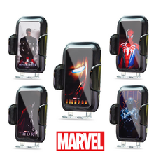 마블 차량용 고속무선충전 자동 거치대, 블랙팬서, IFT-MCC-BP2