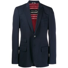 장 폴 고티에 중고 피크드 노치드 라펠 블레이저