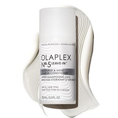 Olaplex Nº. 5 리브인 컨디셔너: 갈라진 끝 부분에 보습 및 수선 | 파손 및 복구 감소 손상된 모발 보호 | 코일리 곱슬 스트레이트 및 웨이브 스타킹 스터퍼, 1, 100ml