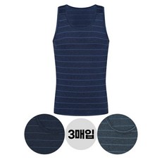제임스딘 남자런닝 남성 속옷 컬러 유색 런닝셔츠 3매입 세트 사계절용 민소매 234739