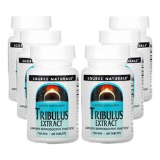 소스 네츄럴스 트리뷸러스 750mg 60정, 6개