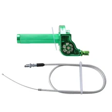 7/8''22mm CNC 알루미늄 오토바이 액셀러레이터 핸들바 스로틀 트위스트 그립 (핏 바이크 모토크로스 ATV, 08 하얀색