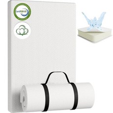 YENING 통기성 팩 앤 플레이 매트리스 패드 96.5 x 66cm38 26인치 방수 아기 매트리스 토퍼 183023, Cotton Cover (Skin Friendly)