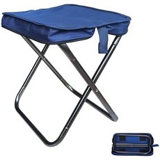 캠핑 의자 휴대용 접이식 야외 정원 가꾸기 및 해변 하이킹 낚시에 적합한 알루미늄 초경량 배낭 여행 의자파란색 높이 13.5, 13.5 High, Blue
