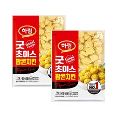 하림 팝콘치킨, 1kg, 2개