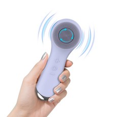 [SKP] 진동 클렌저 스마트 기억 폼 세안기/ 진동 실리콘 회전 브러시 2in1/ 전동 세안기/ 피지제거 모공 클렌져/ 얼굴클렌징 피부 관리기, 퍼플