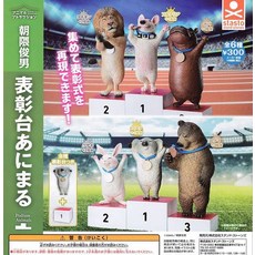 동물 어트랙션 아사쿠마 토시오 시상대 아니 마루 [전 6 종 세트 (풀 콤프)]