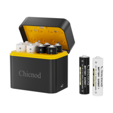 CHICNOD 스마트 건전지 충전기 케이스 8구 AA3800mWh 겸용 1.5V 리튬이온 충전식 배터리 CH-L811, 1개