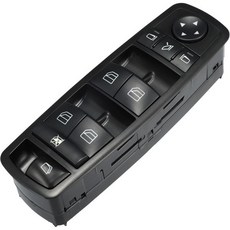전면 왼쪽 운전석 마스터 전동창 스위치 벤츠 GL320 V6 3.0L 스포츠 유틸리티1개 블랙 해외 직배송