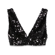 필로소피디로렌조세라피니 시퀸 크롭 탑