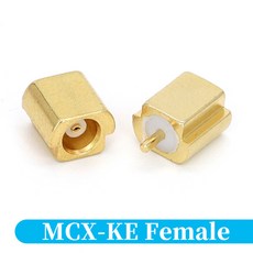 20/50/100PCS MCX MMCX 남성 여성 PCB 마운트 스트레이트 RF 동축 커넥터 직각 90도 금도금 용접 터미널, [03] 100 Pcs, [41] MCX-KE Female SMT
