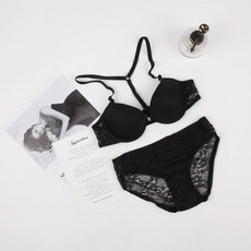 시크릿 비즈 앞후크 브라팬티세트 N5001 200611