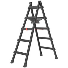 사다리 보행용 사다리 집안용 사다리, 블랙, 1개