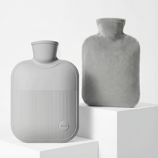 SEVOREN 2L 따뜻함 보온 물주머니 핫팩 + 커버 세트, 1개