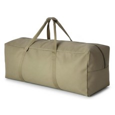 DoYiKe 엑스트라 라지 캔버스 여행용 더플 백 튼튼함 여행 스포츠 밀리터리 캠핑 텐트 보관 측면 오프닝 아미 그린