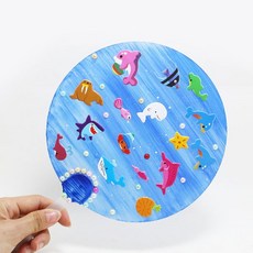 투명 부채 완성형 꾸미기 DIY 원형, 10개