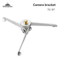 CAMPINGMOON TC-ST 스테인레스 스틸 1/4 카메라 스탠드 접이식 알루미늄 탱크 캠핑 분위기 라이트 삼각대, 01 TC-ST, 1개