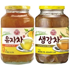텐텐 오뚜기 유자차 1kg 생강차 1(개)단일상품, 오뚜기 유자차 1kg + 오뚜기 생강차 1kg, 1개